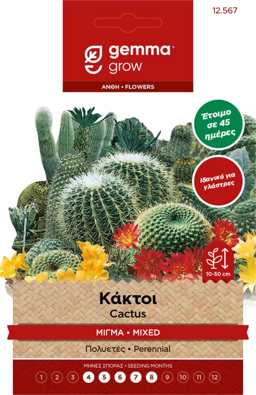 Κάκτοι Μίγμα φάκελος σπόρων