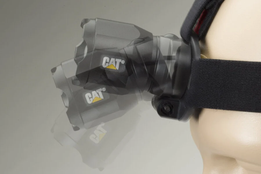 CAT Φακός κεφαλής led αδιάβροχος IPX4 με μέγιστη φωτεινότητα 220lm - Image 2