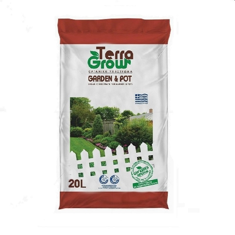 Φυτόχωμα 20 Λίτρων TERRA GROW GARDEN & POT